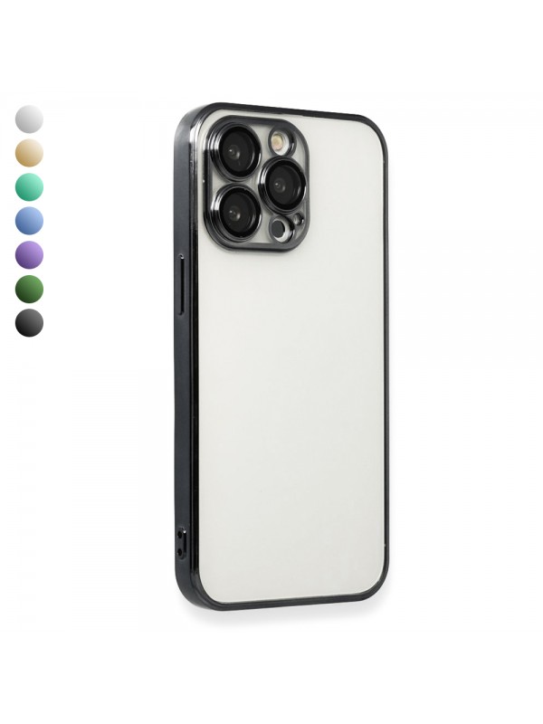 iPhone 14 Pro Max Kılıf Razer Lens Çerçeveli Silikon Kapak