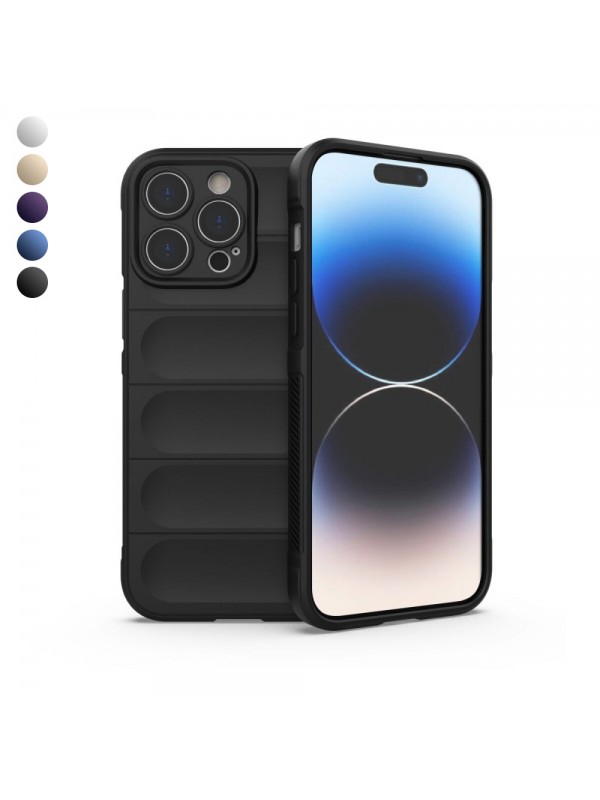 iPhone 15 Pro Kılıf Optimum Lens Çerçeveli Silikon Kapak