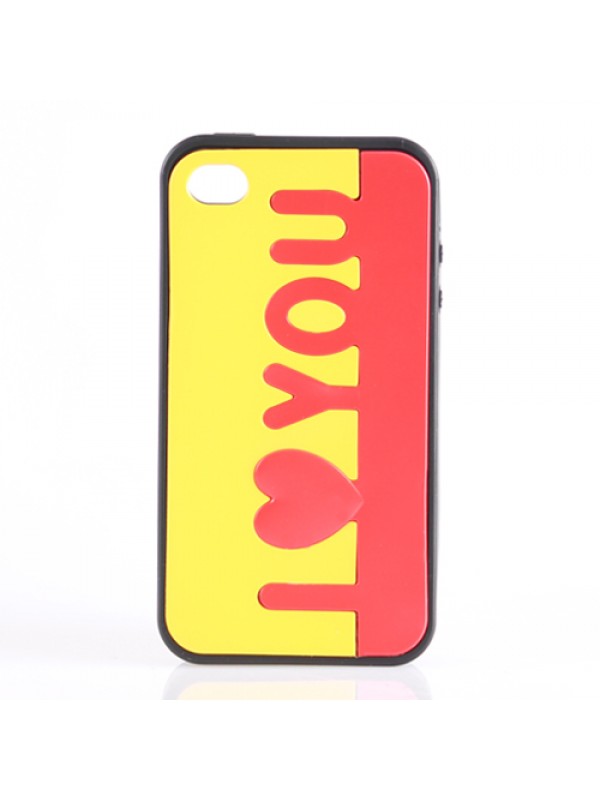 iPhone 4 / 4s Taraftar G Silikon Kılıf Sarı-Kırmızı…