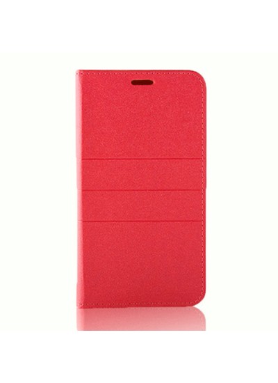 iPhone 4s Dikişli ve Gizli Mıknatıslı Tiger Kılıf Kırmızı