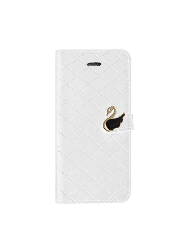 iPhone 4S Kuğu Tokalı Cüzdanlı Standlı Kılıf Beyaz…