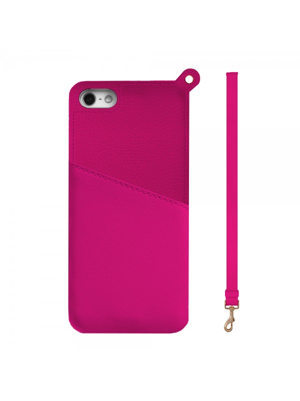 iPhone 5-5s-SE BADI Kartlıklı Arka Kapak Pembe…