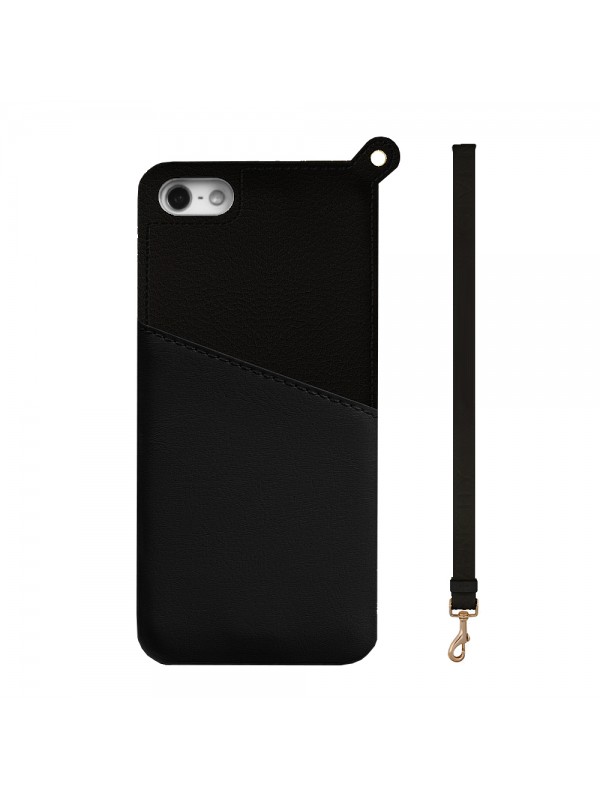 iPhone 5-5s-SE BADI Kartlıklı Arka Kapak Siyah…