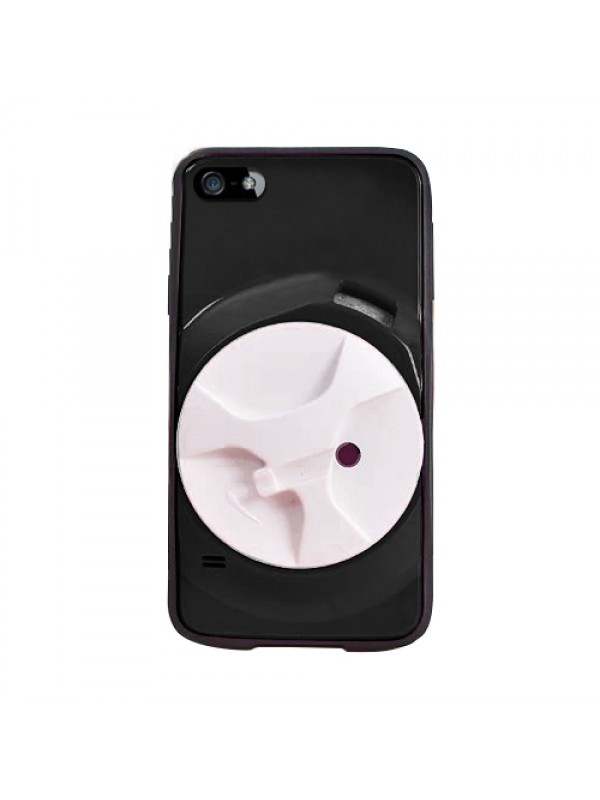 iPhone 5-5s-SE Kulaklık Makaralı Arka Kapak Siyah…
