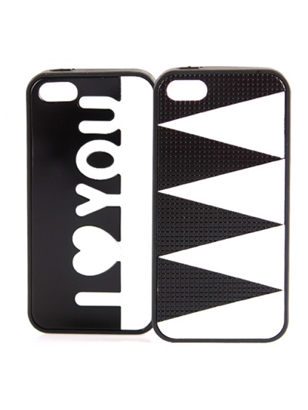 iPhone 5 / 5s Taraftar B Silikon Kılıf Siyah-Beyaz…