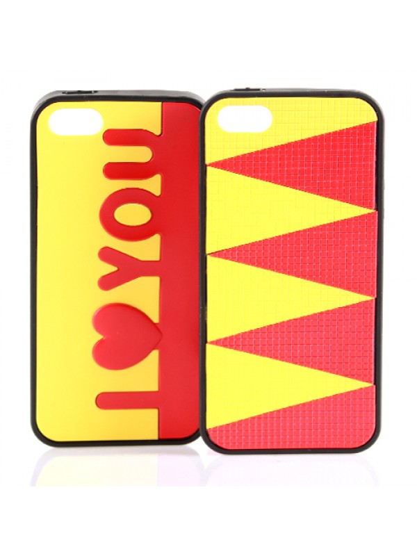 iPhone 5 / 5s Taraftar G Silikon Kılıf Sarı-Kırmızı…