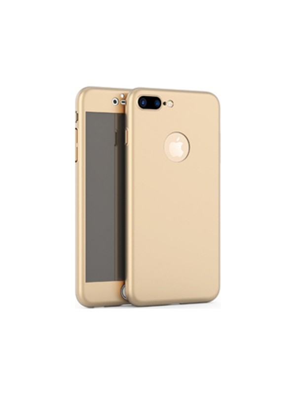 iPhone 6-6s Plus 360 Derece Slim Premium Simli  Silikon Kılıf Gold…