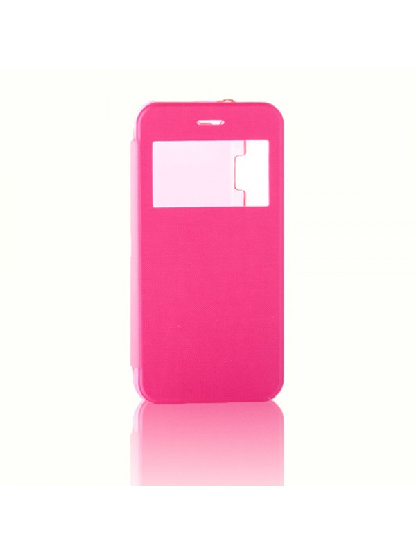 iPhone 6 / 6s Yan Kapaklı TPU Kılıf Pembe…