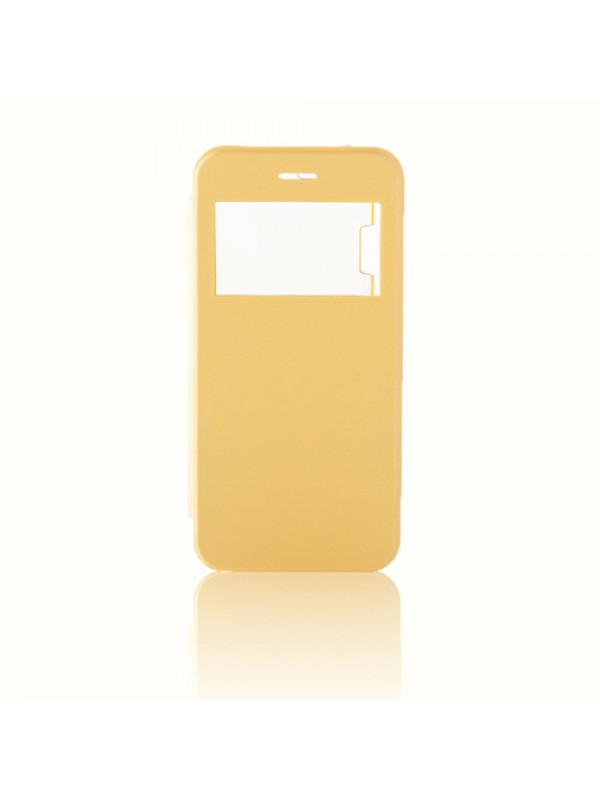 iPhone 6 / 6s Yan Kapaklı TPU Kılıf Sarı…