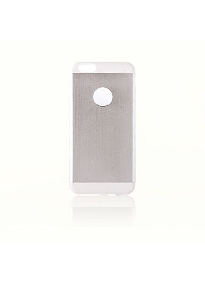 iPhone 6 Plus 3in1 Metal Arka Kapak Beyaz