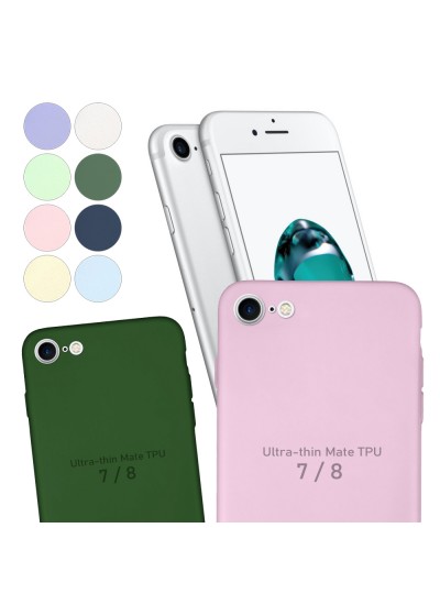 iPhone 7 / 8 Kılıf Kamera Korumalı Mat Ultra İnce Kapak