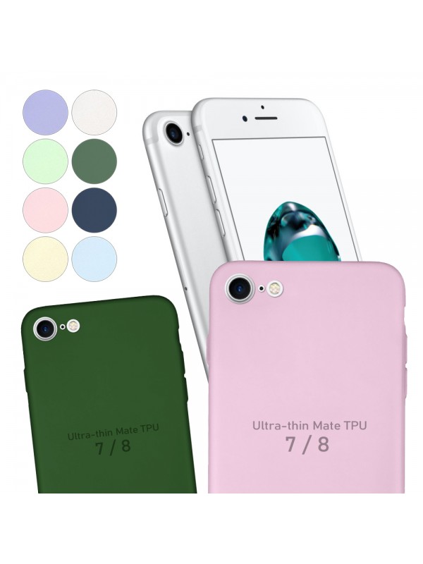 iPhone 7 / 8 Kılıf Kamera Korumalı Mat Ultra İnce Kapak…