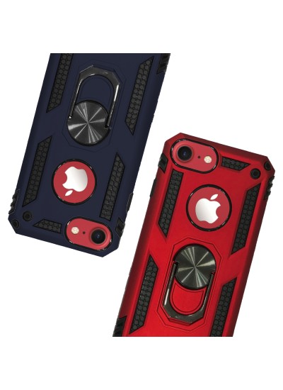 iPhone 7 / 8 Kılıf Panzer Ring Tam Koruma Arka Kapak