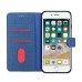 iPhone 7 Plus / 8 Plus Kılıf FitCase Fabric Kapaklı Cüzdanlı