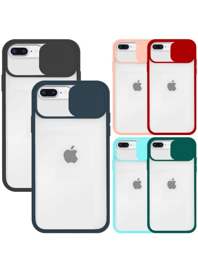 iPhone 7 Plus / 8 Plus Kılıf Palm Kamera Koruma Kapaklı Silikon