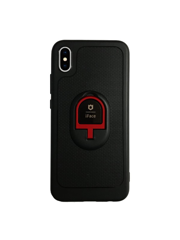 iPhone X/XS iFace Yüzük Tutuculu Arka Kapak Halka-Bordo…