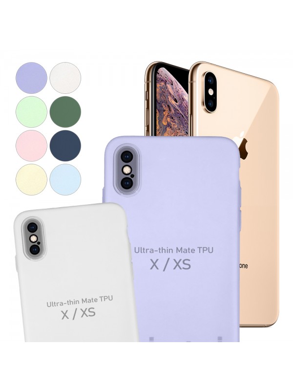 iPhone X / XS Kılıf Kamera Korumalı Mat Ultra İnce Kapak…