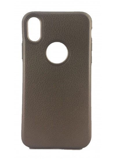 iPhone X/XS Premium Rind Silikon Arka Kapak Gold
