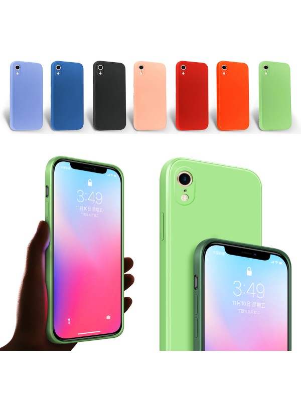 iPhone XR Kılıf Kamera Korumalı Lansman Silikon Kapak…