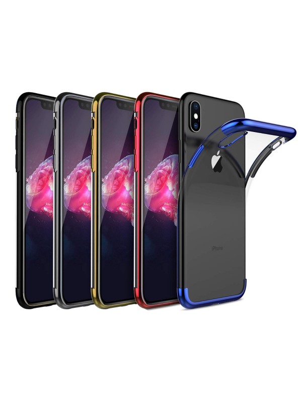 iPhone XS Max Dört Köşe Lazer Silikon Kapak/Kılıf…