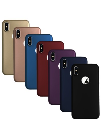 iPhone XS Max Kılıf FitCase PremiumS Silikon Arka Kapak