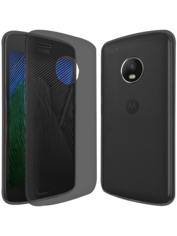 Lenovo Moto G5s PLUS Kılıf Soft Silikon Şeffaf-Siyah Arka Kapak…