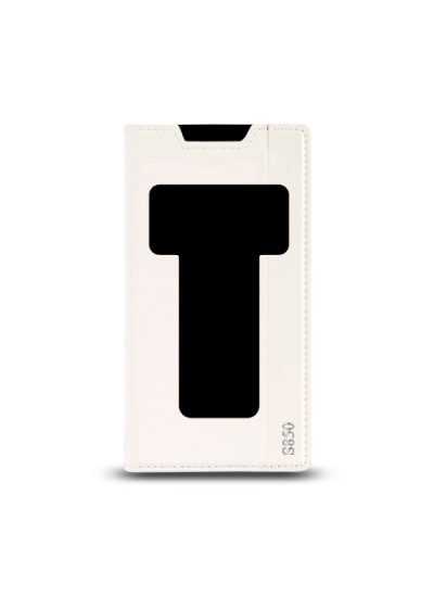 Lenovo S850 Gizli Mıknatıslı Pencereli Magnum Kılıf Beyaz