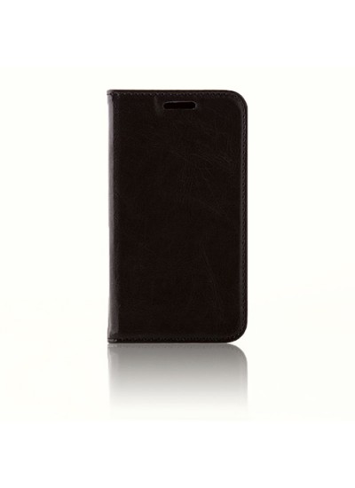 LG G2 Mini D610 Dikişli ve Gizli Mıknatıslı Tiger Kılıf Siyah