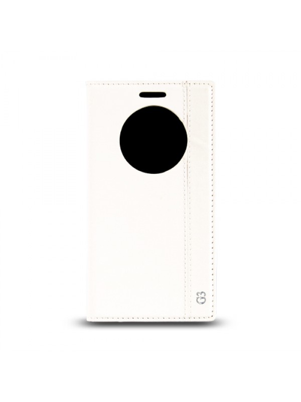 LG G3 Stylus Gizli Mıknatıslı Pencereli Magnum Kılıf Beyaz…