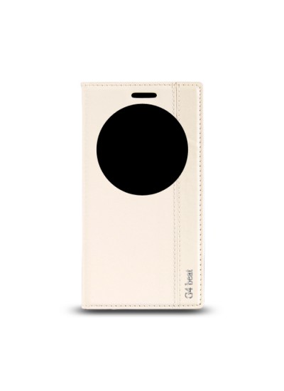 LG G4 Beat Gizli Mıknatıslı Pencereli Magnum Kılıf Beyaz