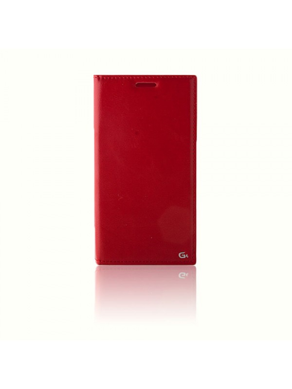 LG G4 Gizli Mıknatıslı Premium Magnum Kılıf Kırmızı…