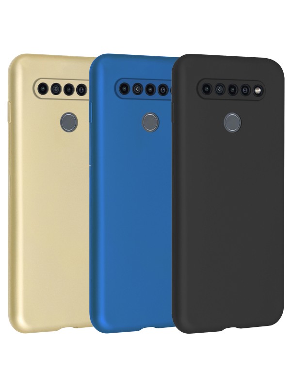 LG K61 (LMQ630) Kılıf FitCase PremiumS Silikon Arka Kapak…