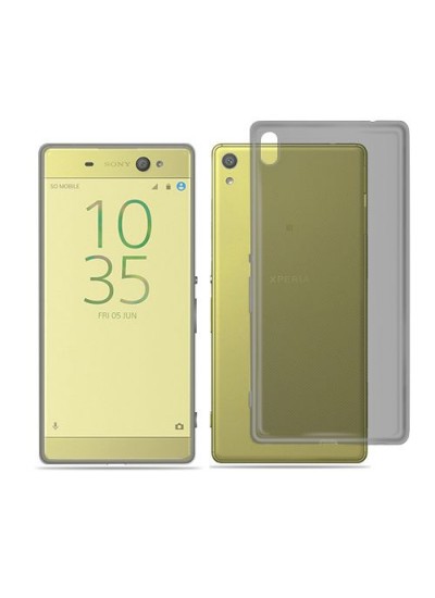 LG X Screen Kılıf Soft Silikon Şeffaf-Siyah Arka Kapak
