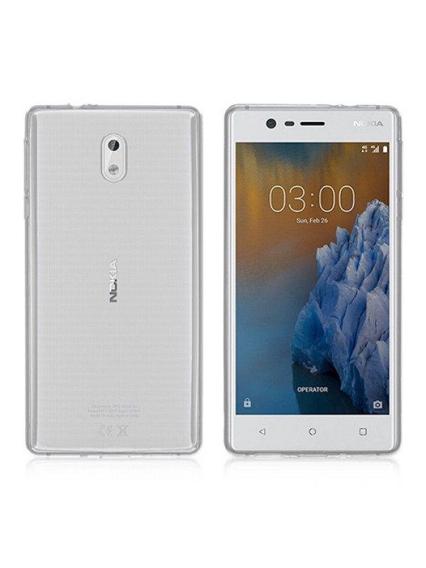 Nokia 3 Kılıf Soft Silikon Şeffaf Arka Kapak…