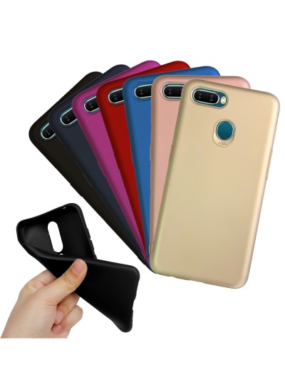 Oppo A5s Kılıf FitCase PremiumS Silikon Arka Kapak