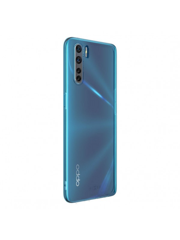Oppo A91 Kılıf FitCase Toz Koruma Tıpalı Şeffaf Arka Kapak…