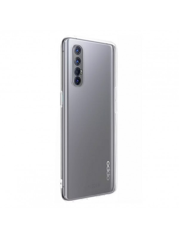 Oppo Reno 3 Pro Kılıf FitCase Toz Koruma Tıpalı Şeffaf Arka Kapak…