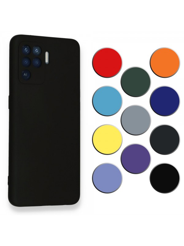 Oppo Reno 5 Lite Kılıf Kamera Korumalı Lansman Silikon Kapak…
