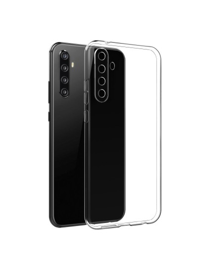 Realme 6 Pro Kılıf FitCase Toz Koruma Tıpalı Şeffaf Arka Kapak
