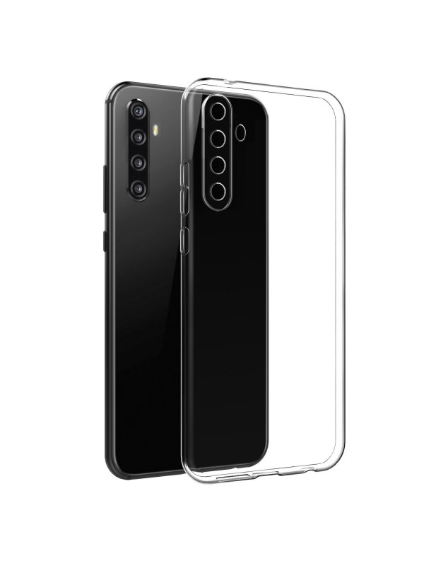 Realme 6 Pro Kılıf FitCase Toz Koruma Tıpalı Şeffaf Arka Kapak…