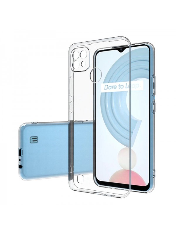 Realme C21 Kılıf Kamera Korumalı Silikon Şeffaf Arka Kapak…