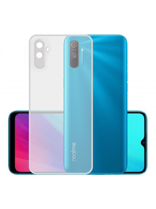 Realme C3i Kılıf FitCase Toz Koruma Tıpalı Şeffaf Arka Kapak…
