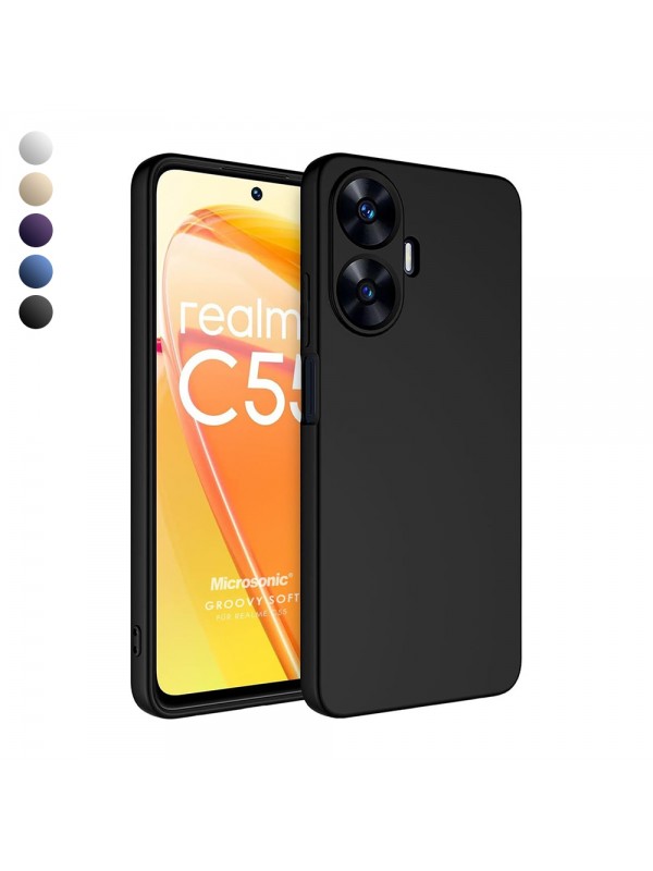 Realme C55 Kılıf Kamera Korumalı Lansman Silikon Kapak…