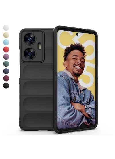 Realme C55 Kılıf Optimum Lens Çerçeveli Silikon Kapak