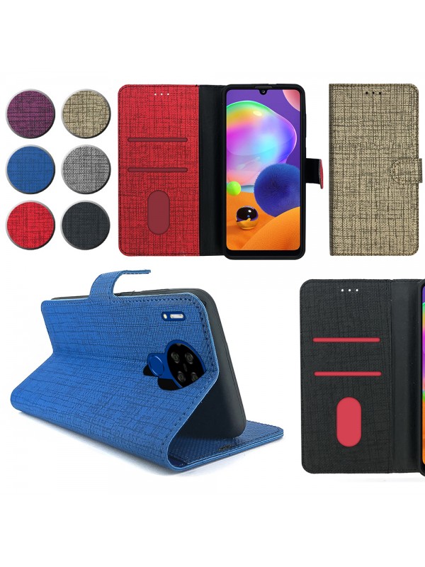 Reeder P13 Blue Max Lite Kılıf FitCase Fabric Kapaklı Cüzdanlı…
