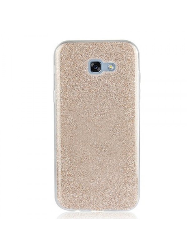 Samsung A3 2017 (A320) 3in1 Simli Silikon Arka Kapak Gold…