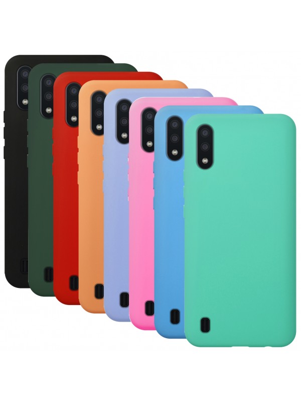 Samsung Galaxy A01 Nano Lansman Silikon Arka Kapak…