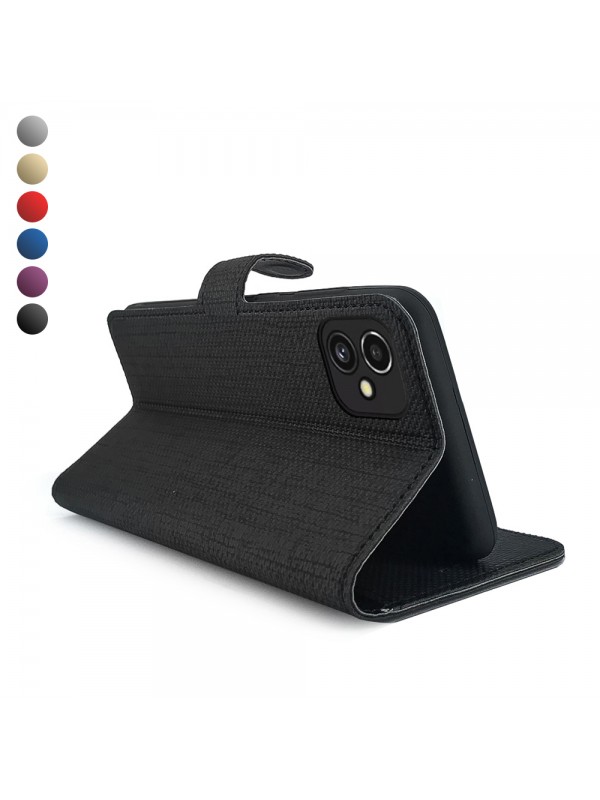 Samsung Galaxy A04 Kılıf FitCase Fabric Kapaklı Cüzdanlı…
