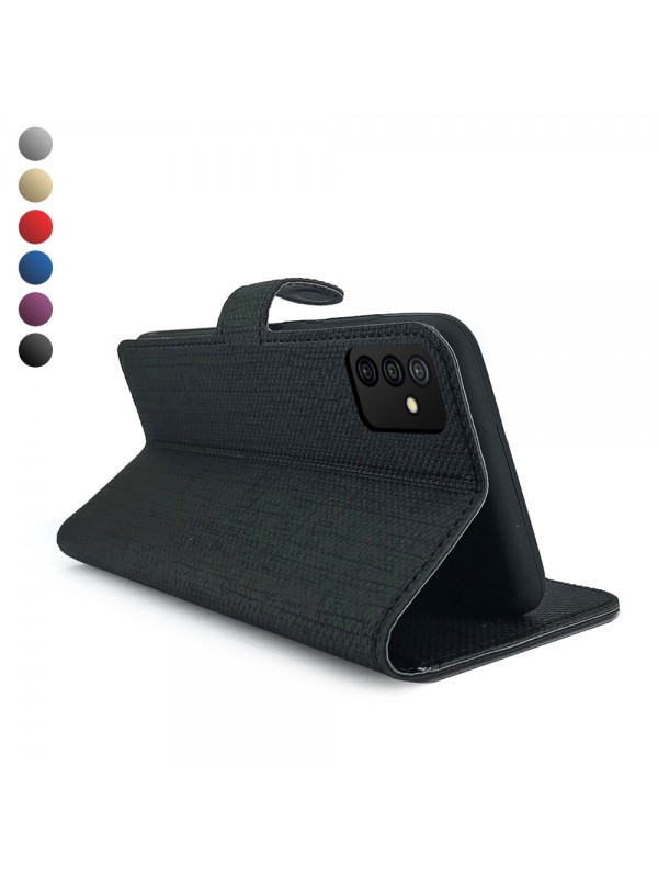 Samsung Galaxy A04s Kılıf FitCase Fabric Kapaklı Cüzdanlı…