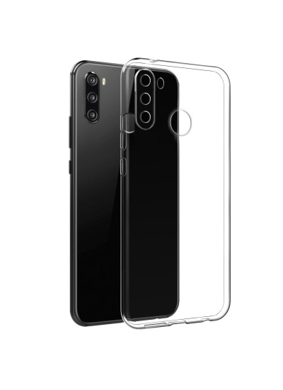 Samsung Galaxy A11 (A115) Kılıf FitCase Toz Koruma Tıpalı Şeffaf Arka Kapak